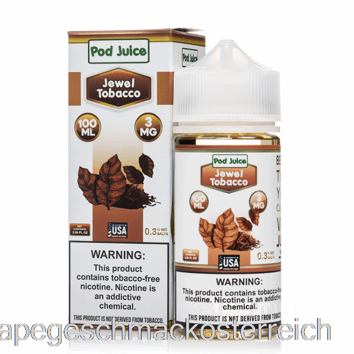 Juwel Tabak - Schotensaft - 100ml 12mg Vape-Geschmack
